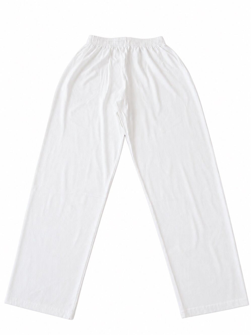 Jennifer Adams White Lounge Sleep Pants Women’s Medium Made in USA